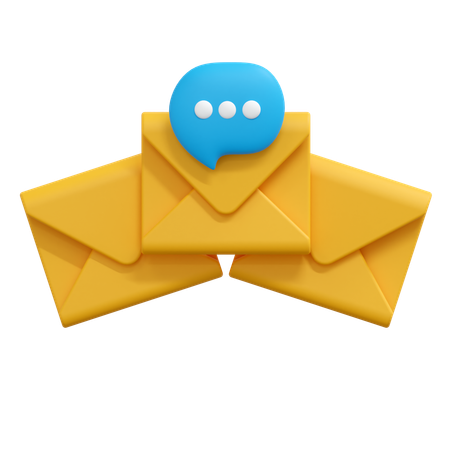 Mensagem de email  3D Icon