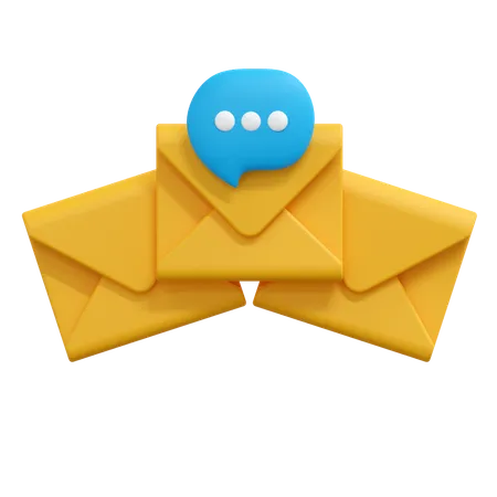 Mensagem de email  3D Icon