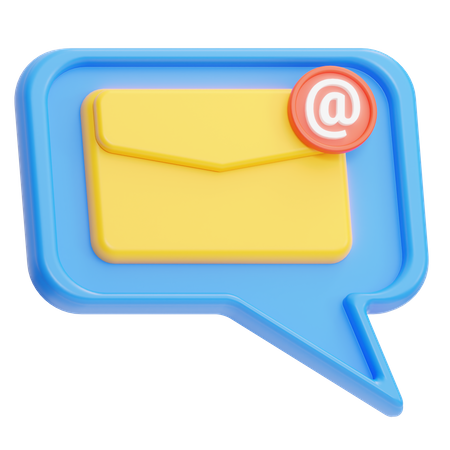 Mensagem de email  3D Icon