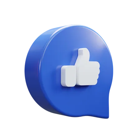 Mensagem de positivo  3D Icon