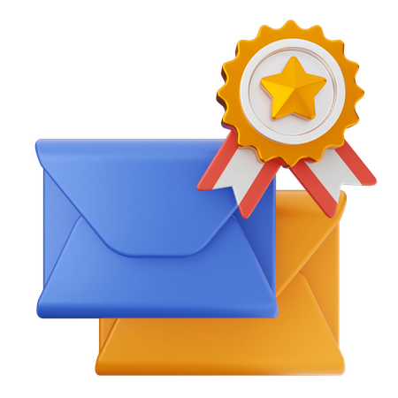 Mensagem de recompensa  3D Icon