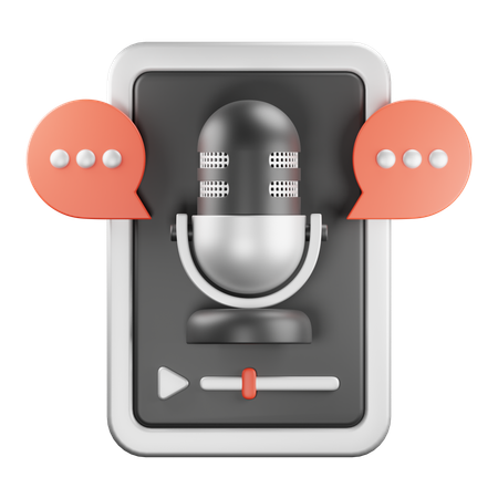 Mensagem de voz  3D Icon