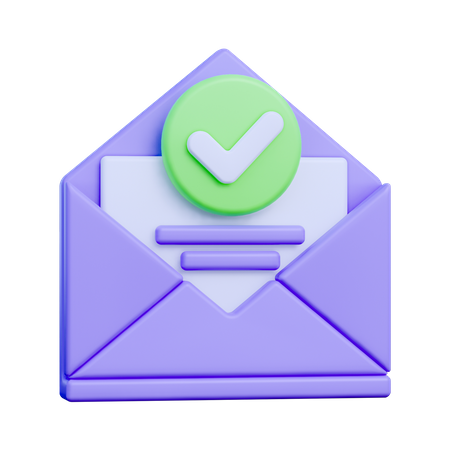 Mensagem enviada  3D Icon