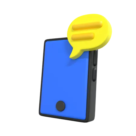 Mensagem on-line  3D Icon