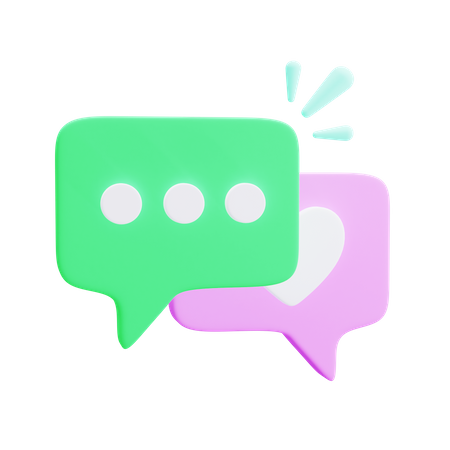 Mensagem pessoal  3D Icon