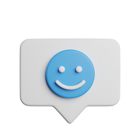 Mensagem sorridente  3D Icon