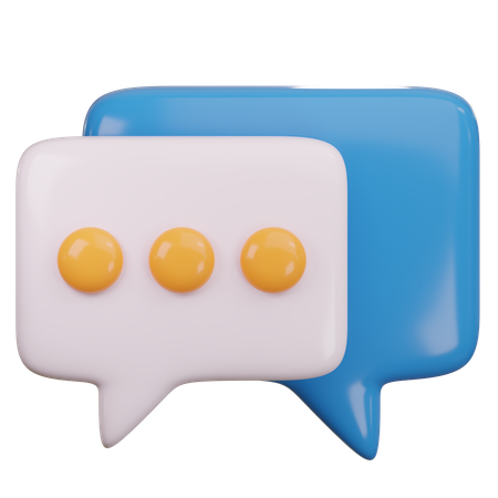 Mensagens  3D Icon