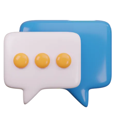 Mensagens  3D Icon