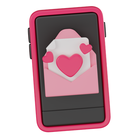 Mensagens de amor  3D Icon