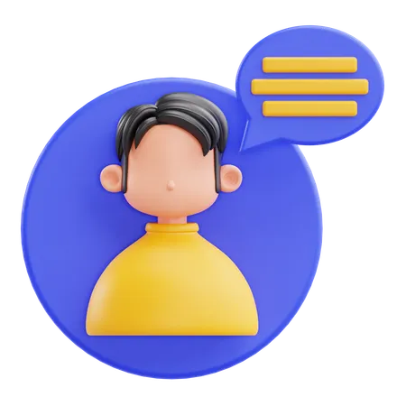 Mensaje  3D Icon