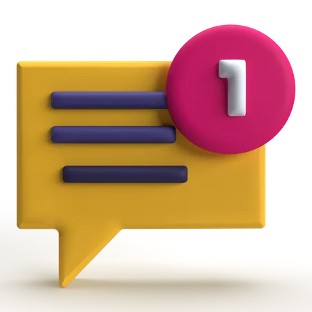 Mensaje  3D Icon