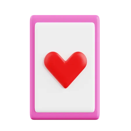 Mensaje de amor  3D Icon