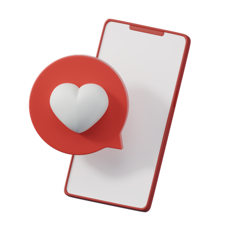 Mensaje de amor  3D Icon