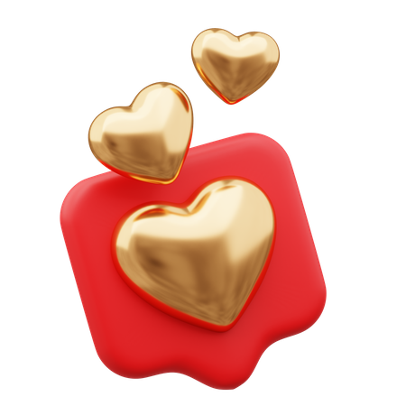 Mensaje de amor  3D Icon