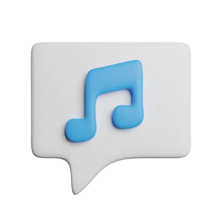 Mensaje de audio  3D Icon