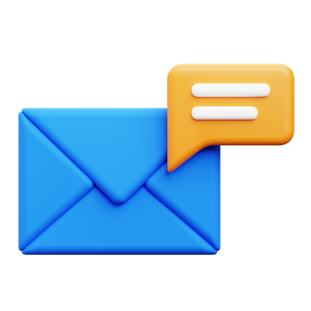 Mensaje de correo  3D Icon