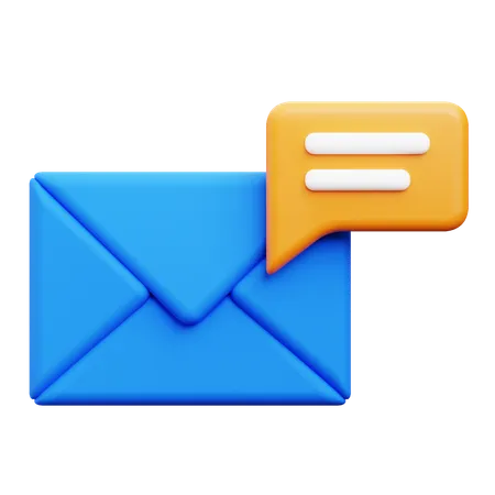 Mensaje de correo  3D Icon