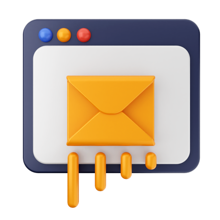 Mensaje de correo  3D Icon