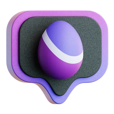 Mensaje de pascua  3D Icon