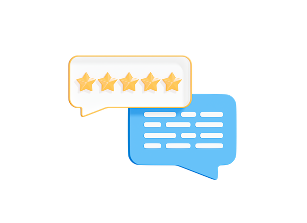 Mensaje de revisión  3D Icon