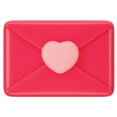 Mensaje de san valentin  3D Icon