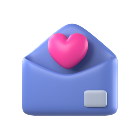 Mensaje de san valentin  3D Icon