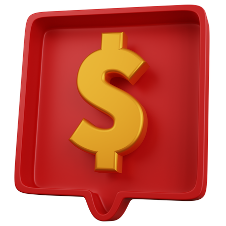 Mensaje salarial  3D Icon