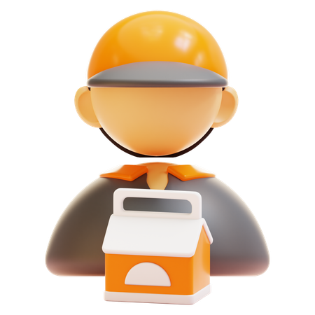 Mensajero  3D Icon