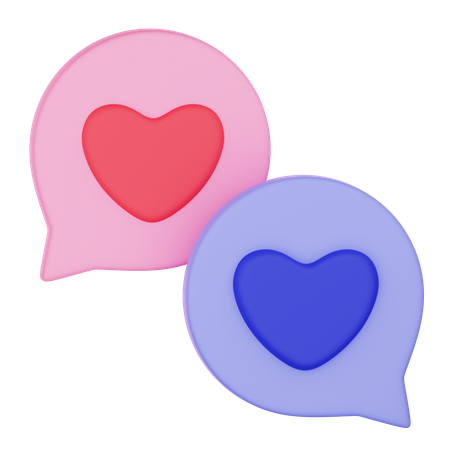 Mensajes de amor  3D Icon