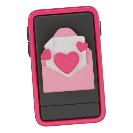 Mensajes de amor  3D Icon