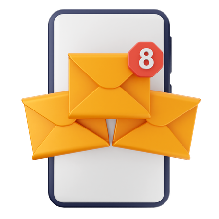 Mensajes de correo  3D Icon