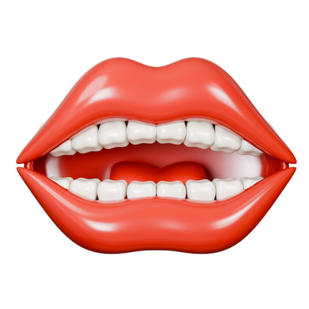 Menschlicher Mund  3D Icon