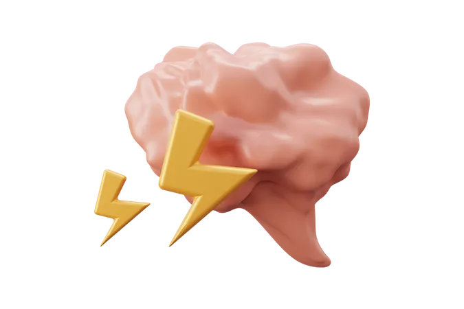 Menschliches Gehirn  3D Icon