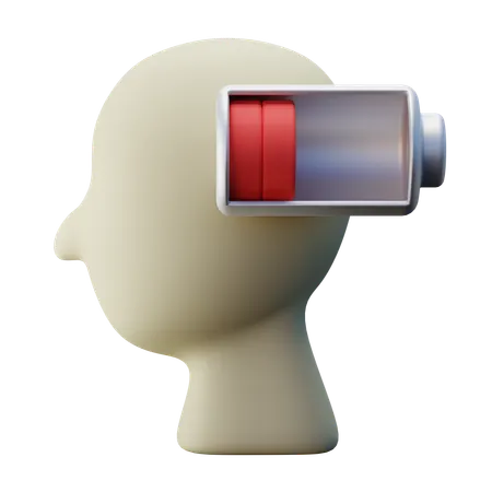 Mental Fatigue  3D Illustration