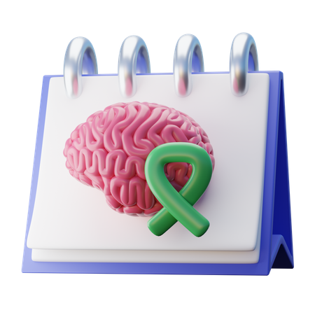 Mental Health Day  3D Illustration