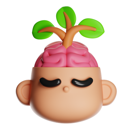 Mental Health Growth  3D Icon