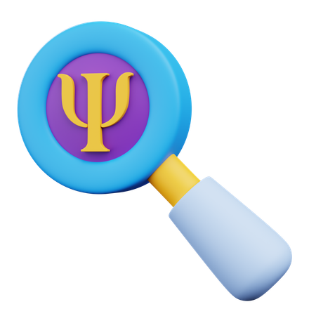 メンタルヘルス研究  3D Icon