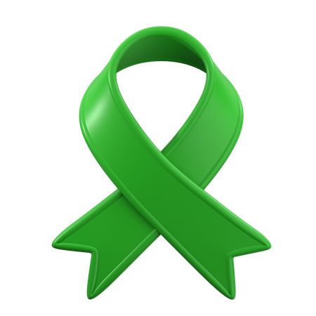 Mental Health Ribbon  3D Icon
