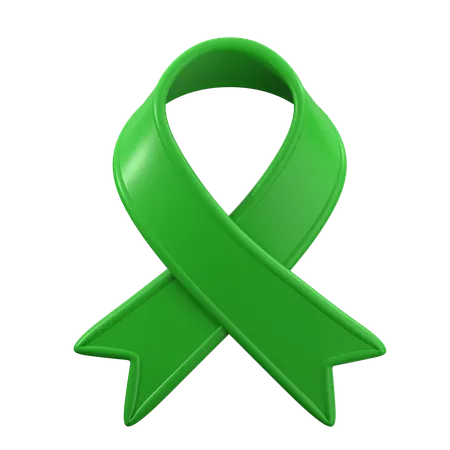 Mental Health Ribbon  3D Icon