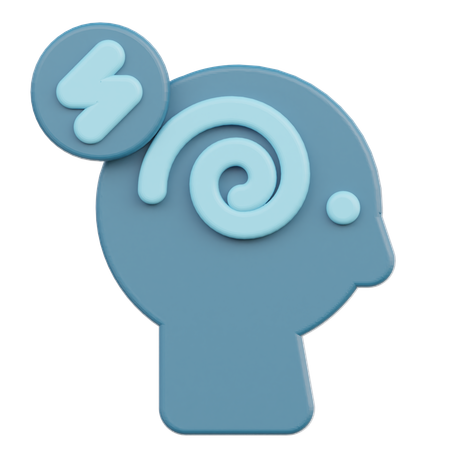 精神疾患  3D Icon