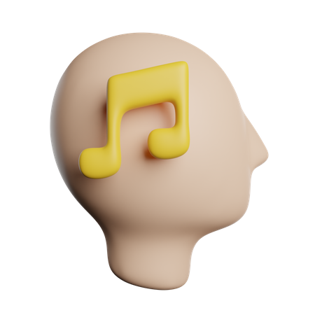 Musica mental  3D Icon