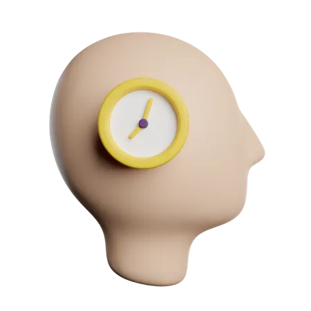 Tempo mental  3D Icon