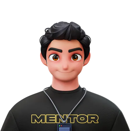 Mentor  3D Illustration