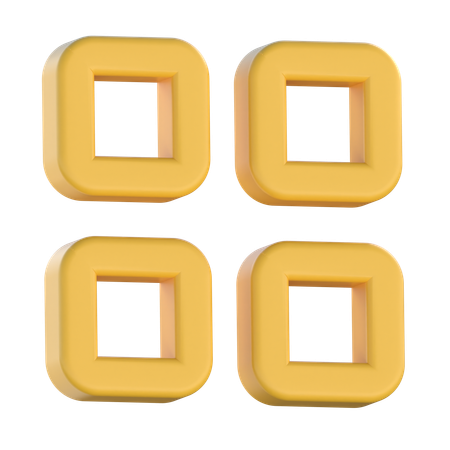 Menu  3D Icon