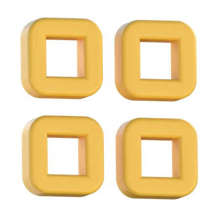 Menu  3D Icon