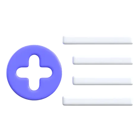 Menu  3D Icon