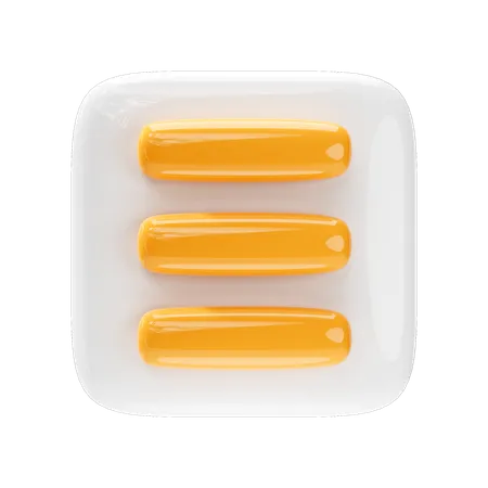 Menu  3D Icon