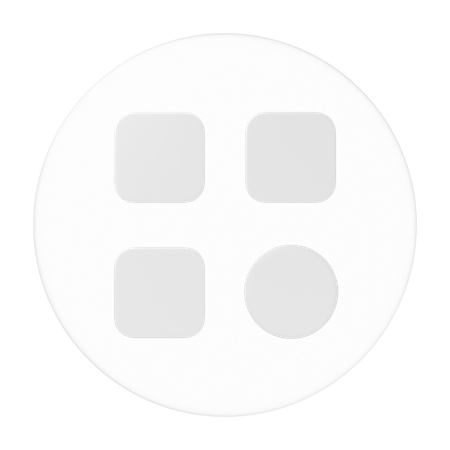 Menu  3D Icon