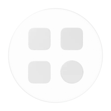 Menu  3D Icon