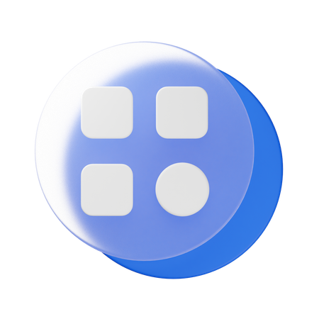 Menu  3D Icon